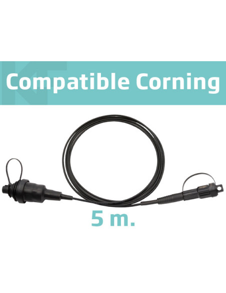 Latiguillo Alargador OkeyFibre®️ compatible Huawei macho / compatible Corning hembra - OKEY405
