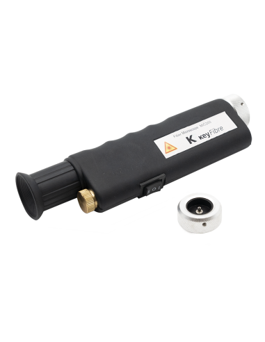 TARIFA NO CATALOGO - Microscopio óptico portátil fibra óptica X200 con filtro de seguridad para luz láser.