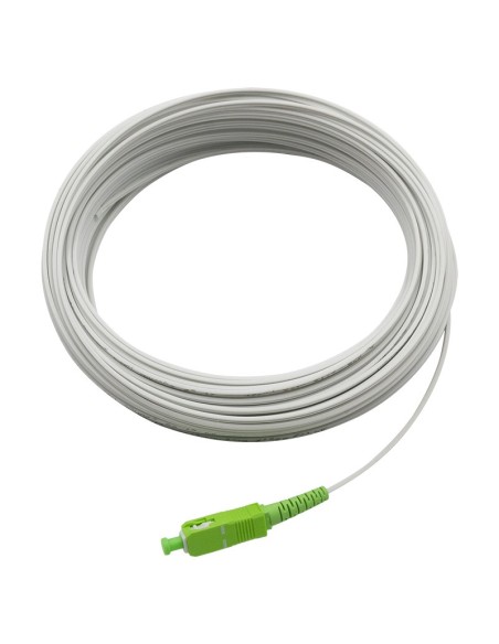 CATALOGO.V1 y TARIFA - Pigtail de acometida plano baja fricción preconectorizado interior FTTH 1FO cubierta LSZH blanco, SC APC 