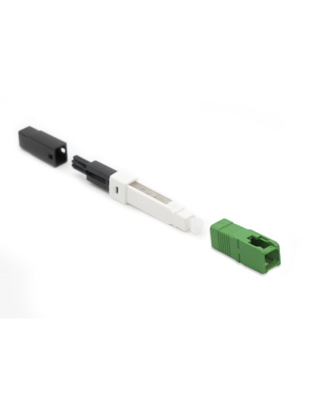 Conector mecánico Premium KeyQuick® 20 SC APC SM 9/125 universal para cable redondo y plano de  2,0mm y 3