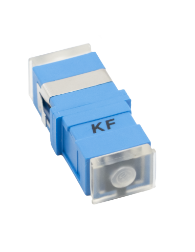 Adaptador SC PC Premium SM monomodo simple sin lengüeta y tapa transparente antipolvo