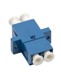 Adaptador LC PC Premium SM monomodo doble con lengüeta.