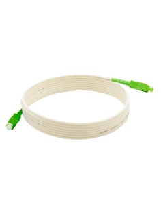 Latiguillo Force doble Armado SC APC - SC APC 3.0mm G657A2 LSZH blanco CPR Dca CE 1m.