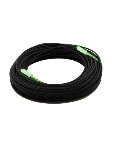 Latiguillo Force doble Armado SC APC - SC APC 3.0mm G657A2 LSZH negro CPR Dca CE 5m.