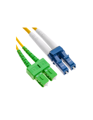 Latiguillo SC APC - LC UPC Duplex SM 2mm LSZH G657A2 3m.