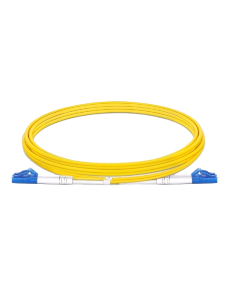 Latiguillo LC UPC Duplex SM 2mm G657A2 LSZH amarillo 1m.