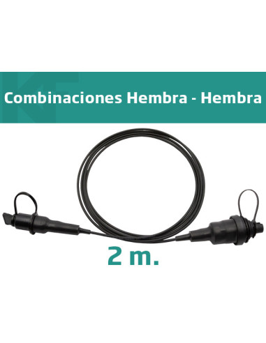 Latiguillo Alargador OkeyFibre®️ compatible Huawei hembra / compatible Corning hembra - OKEY302