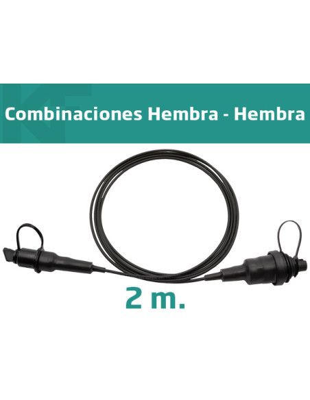 Latiguillo Alargador OkeyFibre®️ compatible Huawei hembra / compatible Corning hembra - OKEY302