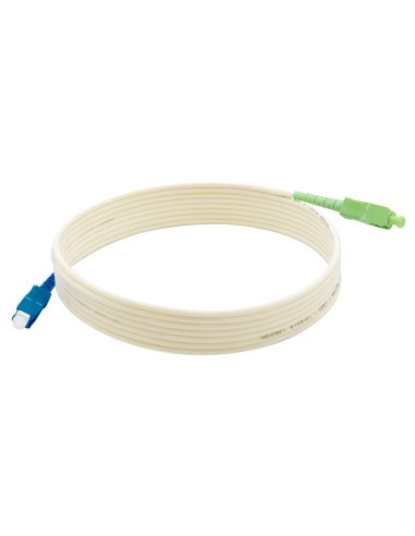 Latiguillo SC APC - SC UPC 3mm G657A2 LSZH blanco 5m.