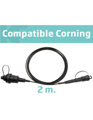 Latiguillo Alargador OkeyFibre®️ compatible Huawei macho / compatible Corning hembra - OKEY402