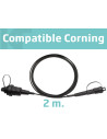 Latiguillo Alargador OkeyFibre®️ compatible Huawei macho / compatible Corning hembra - OKEY402